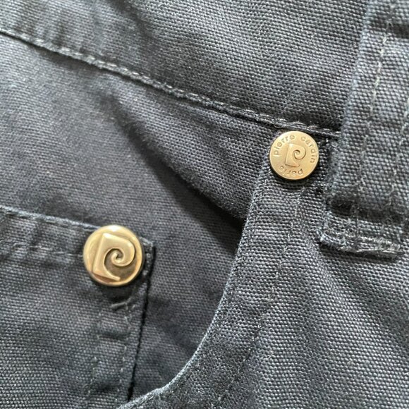 Pierre Cardin Navy Cotton Pants Mens 36x34 Minimalist Normcore Classic Casual Fi - Picture 10 of 12